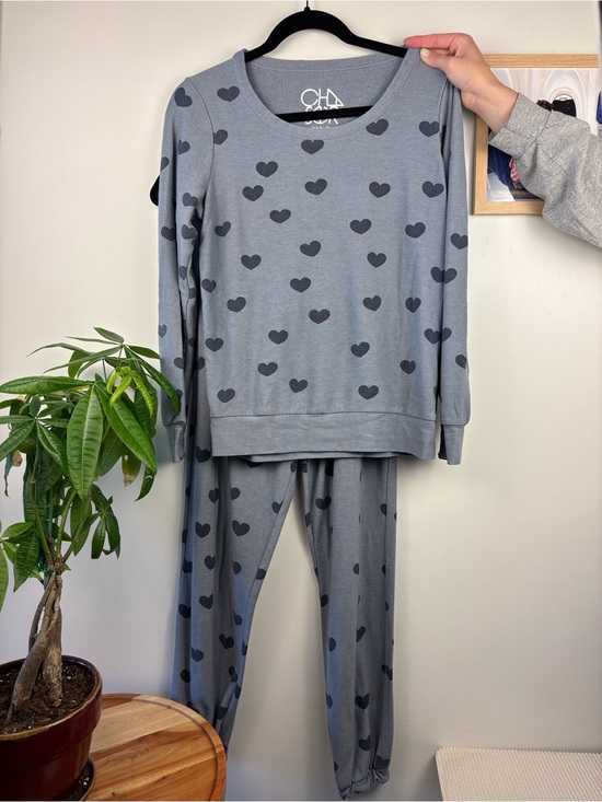 Chaser Tops - Chaser Blue Hearts Sweat Set